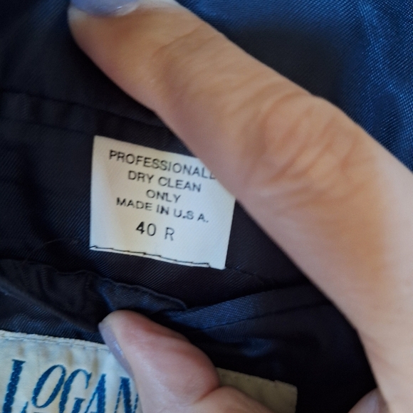 Vintage Logan Drive Mens Wool Cashmere Blend Sport Coat Size 40R - Picture 3 of 7